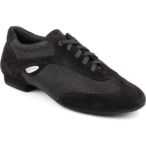 PortDance Damen Tanzschuhe PD07 - Material: Nubuck/Beverly Schwarz - Größe: EUR 36,5