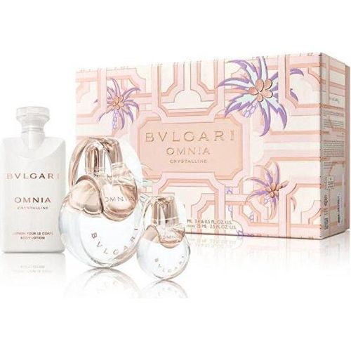 Bvlgari Omnia Crystalline EDT 100 ml + EDT 15 ml + SG 75 ml W