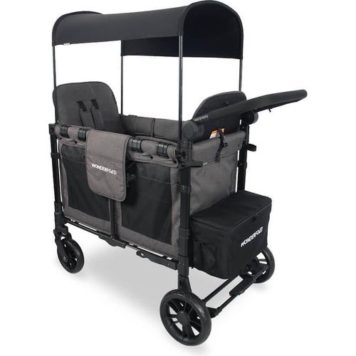 Wonderfold W2 Elite KinderVan für 2 Kinder, Wonderfold:Grau