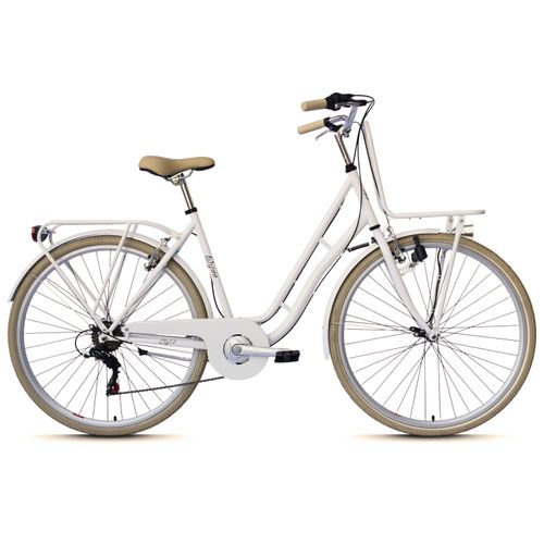 WYNN Cityrad 28 Zoll CTY1.0 weiß Rahmenhöhe 51 cm Damen 6 Gänge V-Brake