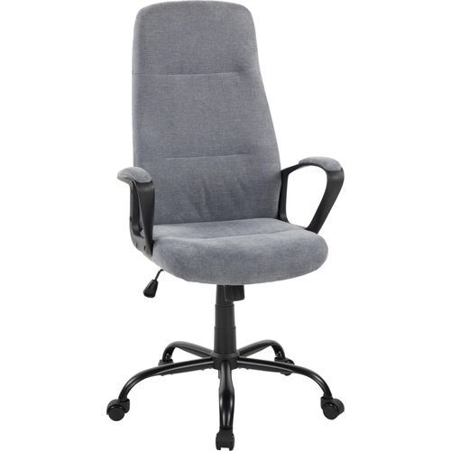 Chefsessel ></noscript>Merlin< ergonomisch, kieselgrau, Webstoff - 64x111x64cm (BxHxT)