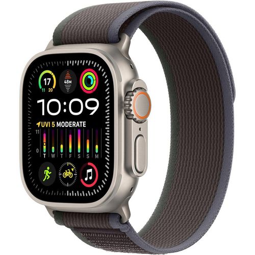 Apple Watch Ultra 2 (2023) GPS + Cellular 49 mm - Titan Titan Natur - Trail loop Grau