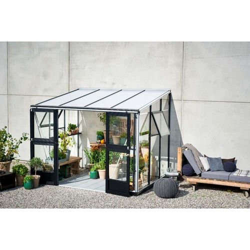 Gewächshaus Juliana Veranda 6,6m² Alu / 3mm Sicherheitsglas