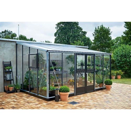 Gewächshaus Juliana Veranda 12,9m² Alu / 3mm Sicherheitsglas