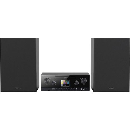 GRUNDIG Microanlage "CMS 5000 BT DAB+ WEB", schwarz, B:30cm H:10,6cm T:23,4cm, Radios