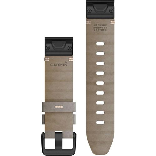 GARMIN Wechselarmband "Ersatzarmband QuickFit 20 mm Velourleder", grau (dunkelgrau), fenix 6S, Uhrenarmbänder