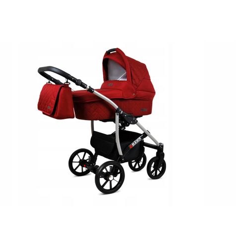 BabyLux® Qbaro | 2in1 Kinderwagen Bambimo | Chili | Kombikinderwagen | Kinderwagenset | Buggy + Baby