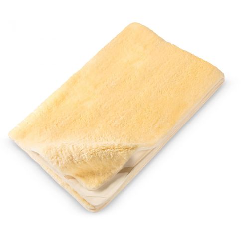 Fellhof Lammfell-Betteinlage Bett-Auflage Unterbett Classic Naturfell 90x200 cm