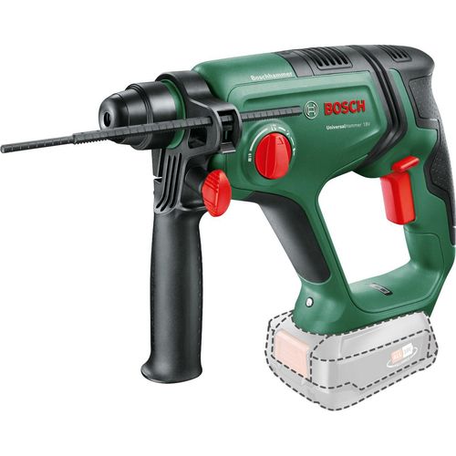 Bosch UniversalHammer 18V - Bohrhammer - schnurlos - 4 Modi - SDS-plus - 2 Joules - ohne Batterie - 18 V (06039D6000)