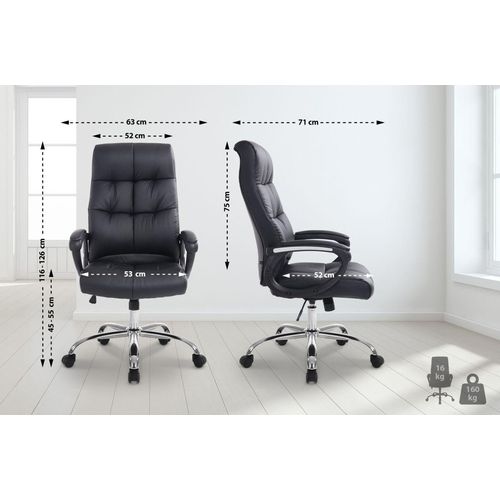 Bürostuhl Poseidon schwarz