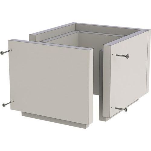 Furado F Schachtelement 250mm lose/verschraubt I24x24cm A34x34cm