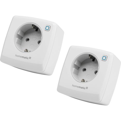 HOMEMATIC IP 157337A0, Schalt-Messsteckdose, 2 Stück