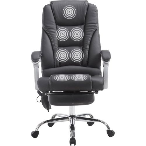 Bürostuhl Pacific Fabric mit Massagefunktion, Farbe:Schwarz