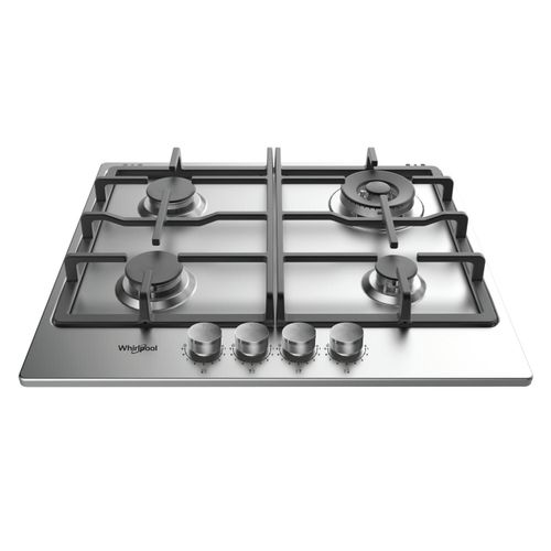 Whirlpool TGML 661 IX Edelstahl Einbau-Gasherd 58 cm 4 Brenner