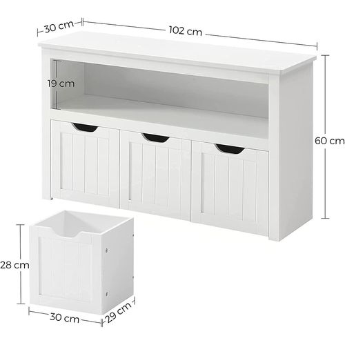 VASAGLE Kinderregal, Spielzeugaufbewahrung für Kinder, Aufbewahrungsschrank, Spielzeugschrank, Aufbewahrungsbox mit Rollen, Spielzeugregal