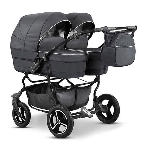 Zwillingskinderwagen 2 in 1 Twin Star inkl. Sportsitze - 10 Teile - in 16 Farben