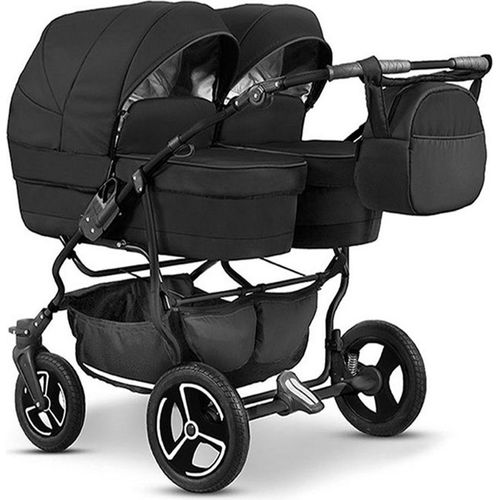 Zwillingskinderwagen 2 in 1 Twin Star inkl. Sportsitze - 10 Teile - in 16 Farben