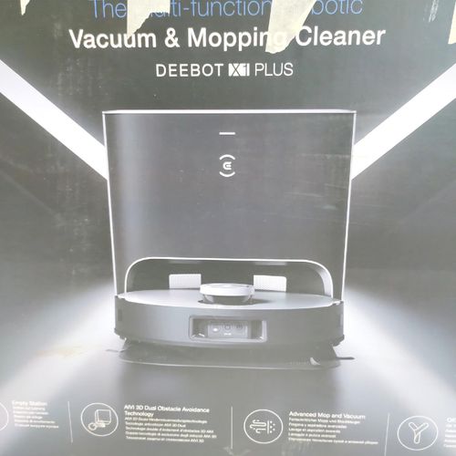 ECOVACS DEEBOT X1+ Saug Wischroboter automatische Entleerungsstation großig Leistungsfähig