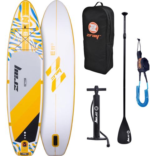 ZRAY E11 SUP Stand Up Paddle Board aufblasbar Komplettset gelb 335x81x13 cm