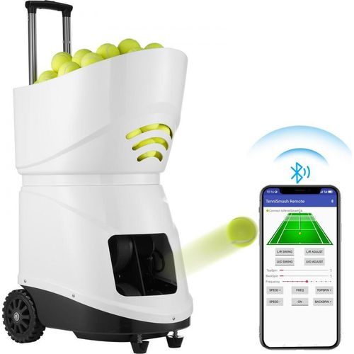 Tennisballmaschine - Automatischer Ballwerfer - Trainingsgerät bis 125 km/h - Tragbares Tennis Equipment