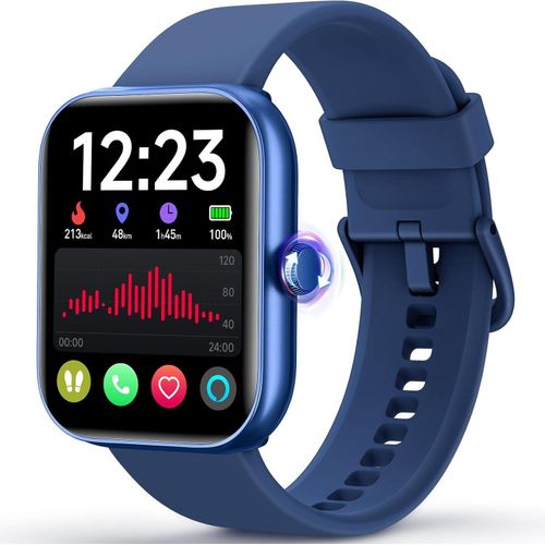 mit Telefon-Fitnessuhr Damen Uhren digital Watch mit Herzfrequenz Schlafmonitor Pulsmesser-Sportuhr Wasserdicht mit Schrittzähler-Armbanduhr