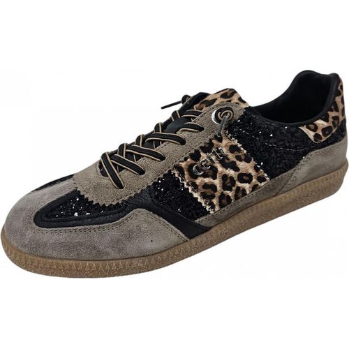 Cetti Ante Glitter Damen Sneaker in Schwarz, Größe 42