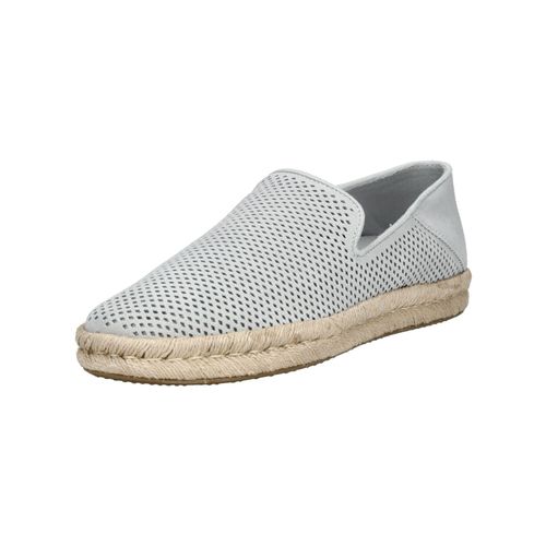 Slipper TOMS "TOMS Slipper Leder", Herren, Gr. 43, grau, Leder, Schuhe Slipper