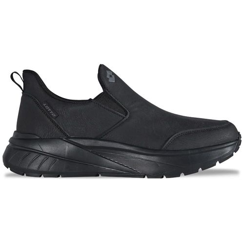Sneaker LOTTO, Gr. 45, schwarz (schwarz, dunkelgrau), Synthetik, Schuhe