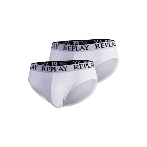 Replay Slip REPLAY SLIP Basic Cuff Logo im praktischen 2er Pack