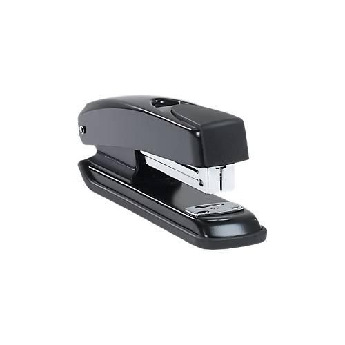 Schäfer Shop Pure Heftgerät HS 5657, bis 20 Blatt, Ladekapazität 100 Klammern Typ 24/6 und 150 Klammern Typ 26/6, schwarz