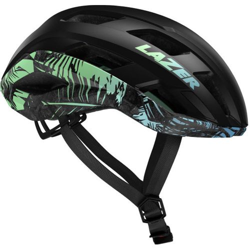 LAZER Rennrad/Gravel-Helm Strada KinetiCore, Matte Tropical Leaves