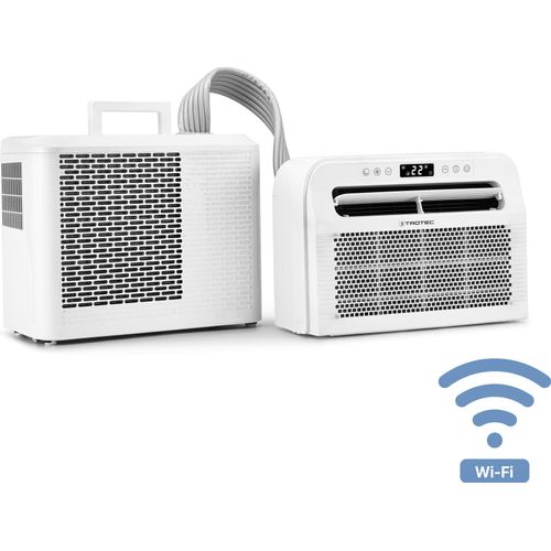 TROTEC PAC C 1500 S – Mobiles 3-in-1 Camping Klimagerät mit Kühlung, Ventilation & Entfeuchtung, 1.500 W, 4,4 Liter Tank, ideal für Zelt, Wohnwagen & Outdoor
