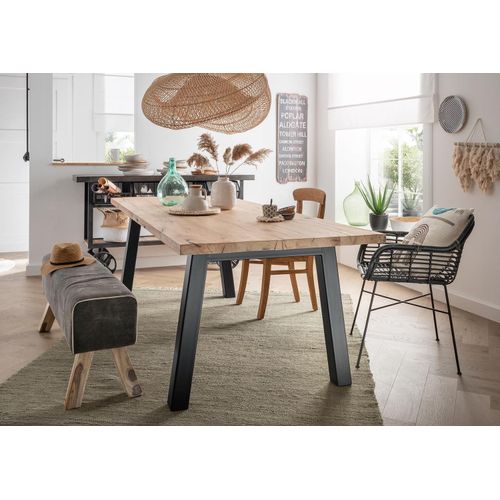 Tischgestell N 80x72 Stahl Schwarz