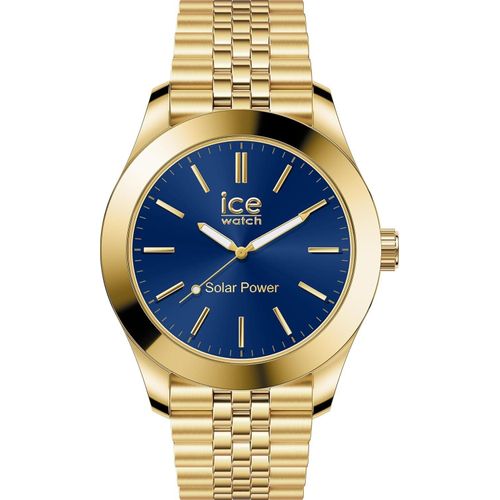 Ice-Watch 023798 Herrenuhr ICE Steel Solar M Gold Blau