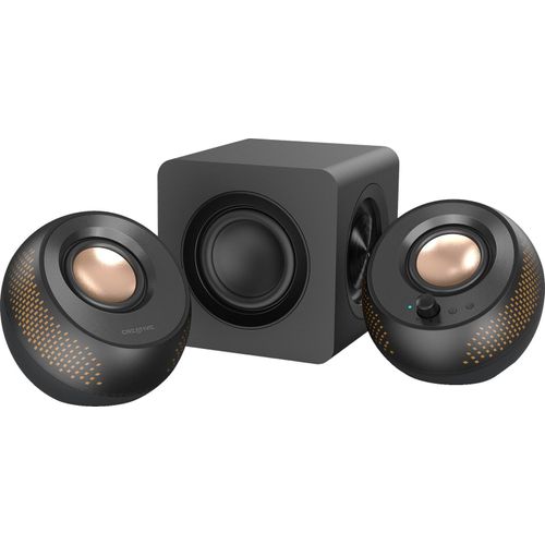Creative Labs Creative Pebble X Plus, 2.1 Kanäle, 30 W, Universal, Schwarz, 60 W, 93 dB