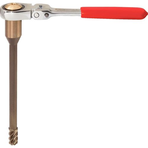 KS TOOLS Reibahle für ABS-Sensoren mit abwinkelbarer Knarre A 10.0 mm 150