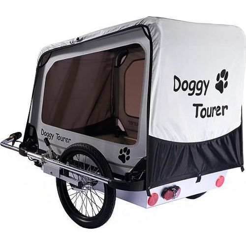 Fahrradanhänger / Hundeanhänger Kids Touring Doggy Tourer L silber