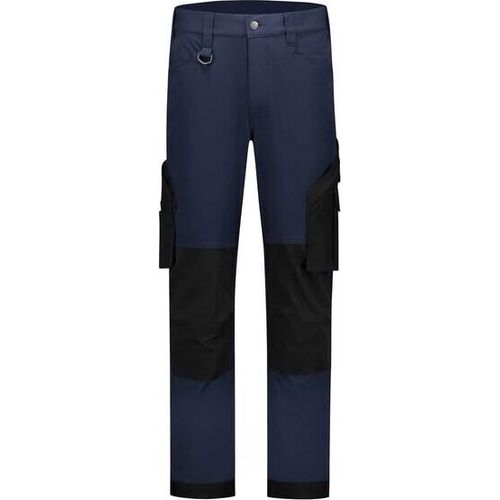 De Boer Arbeitshose 4-Wege-Stretch mit Knietaschen Marine/Schwarz Größe 57