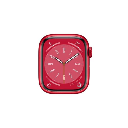 Apple Watch Series 8 (2022) - (Band nicht enthalten) - GPS 41 mm - Rot Aluminium