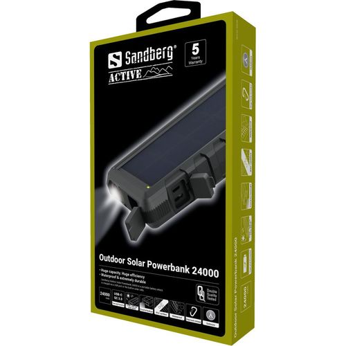 Sandberg Outdoor Solar Powerbank 24000