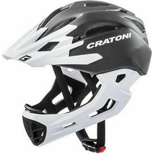 CRATONI Freeride Fahrradhelm C-Maniac schwarz/weiß matt
