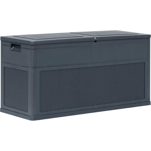 Garten-Aufbewahrungsbox 320 L Anthrazit