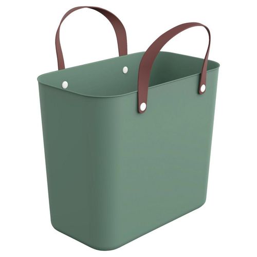 Rotho Einkaufstasche Albula , Grün , Kunststoff , 40x34x23.5 cm , Grüner Punkt, Reach, DIN EN ISO 14001, DIN EN ISO 9001 , Freizeit, Koffer & Taschen,