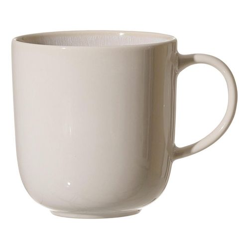 Ritzenhoff Breker Becher Laredo , Creme , Keramik , 400 ml , 9x10x13 cm , Kaffee & Tee, Tassen, Kaffeebecher