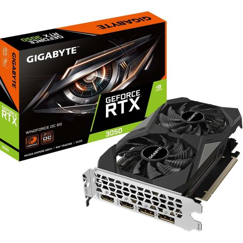 GIGABYTE GeForce RTX 3050 WINDFORCE OC 6G NVIDIA 6 GB GDDR6