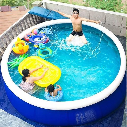 Familie erweiterbar Pool 360cm rund Set Happy People 360 x 76 cm