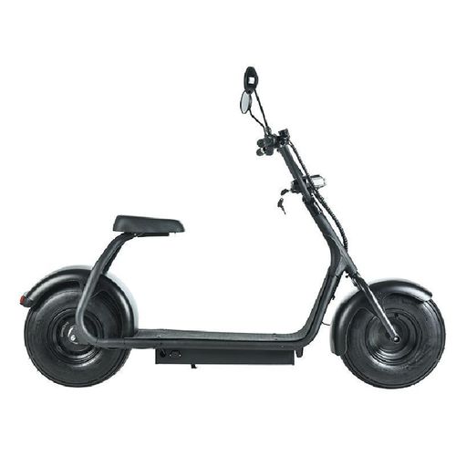 Elektro Scooter 1000W Elektroroller E‑Roller mit Sitz, 60V 12Ah, 30–50 km/h, Scheibenbremse, 18×9,5 Zoll Reifen, E Scooter für Erwachsene