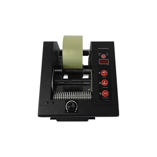 Klebebandabroller H700, automatisch, für Rollen mit Ø 300 x B 8-80 mm, 150 mm/s, Stahl, schwarz