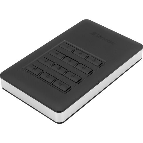 VERBATIM 2,5'' 1TB HDD Secure USB 3.1 mit Tastatur-Zugriff