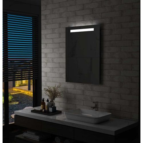 Badezimmer-Wandspiegel mit LEDs 60x80 cm